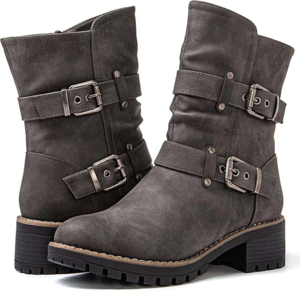 GLOBALWIN Women's Boots Gray Size 7.5